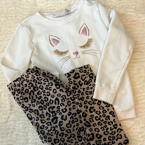 The Childrens Place kitty outfit size 7/8